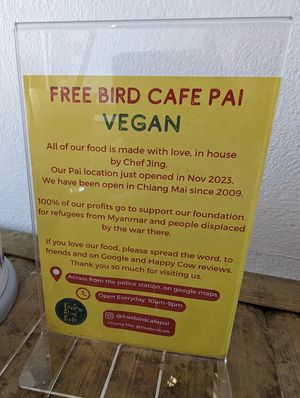  at Free Bird Cafe Pai in Pai