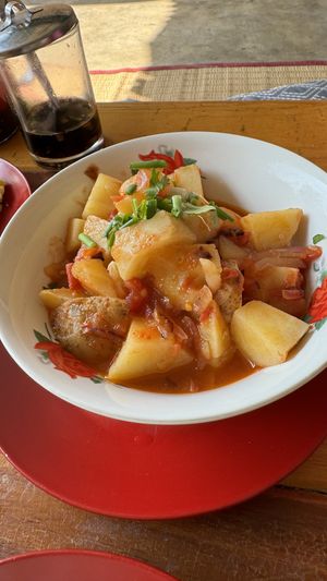 Potato curryy  at Free Bird Cafe Pai in Pai