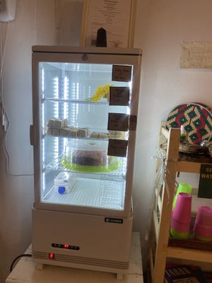 Cake fridge  at Free Bird Cafe Pai in Pai