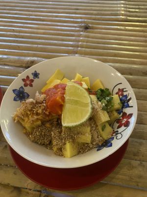 Chickpea tofu bowl!   at Free Bird Cafe Pai in Pai