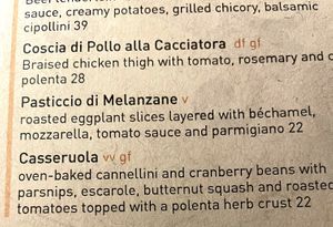 The casserole entree looks amazing, will try it on my next visit   at La Spiga Osteria in Seattle