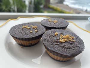 Peanut butter cups (too sweet!)  at Seabuds in San Juan La Union