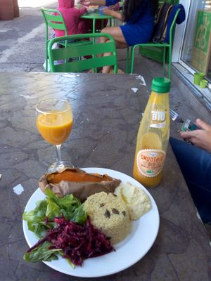 My meal :) at L' Ecomotive in Marseille