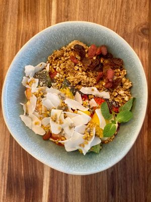 Granola bowl  at Cult n' Art Café in Alvor