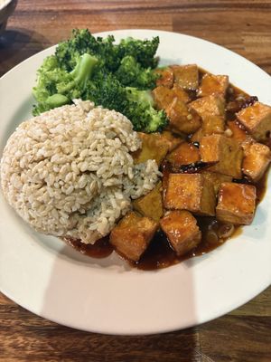 General Tso’s Tofu  at Sushi Iwa in Apex