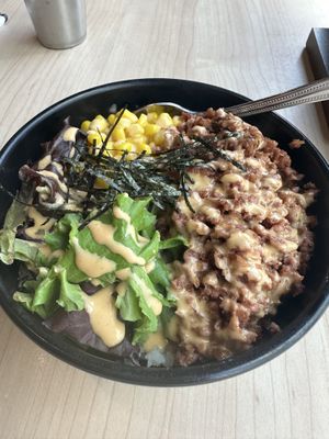 Loaded vegan bowl. Tasty!   at Ajisen Ramen in Toronto