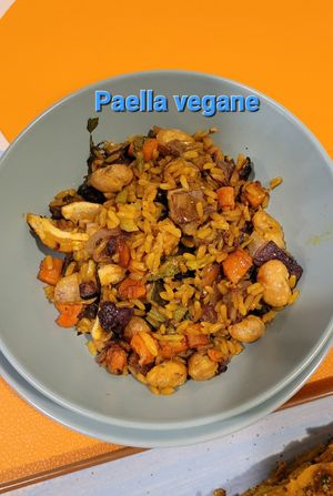 Vegan Paella at Piazza Martino Agricoltura e Cucina in Bologna