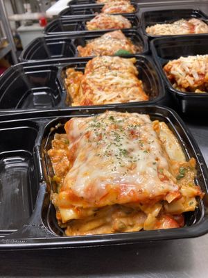 Meal Prep vegan lasagna  at Another Veggy Addict in Conyers