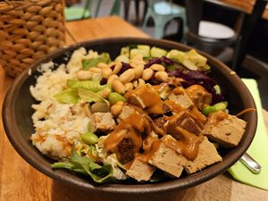 Soya Power Kartoffel Bowl at immergrün in Dusseldorf