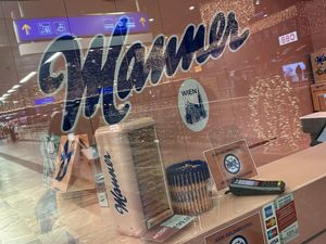 inside  at Manner in Vienna