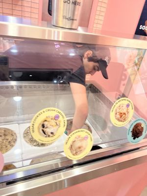 Options  at Van Leeuwen Ice Cream in Los Angeles