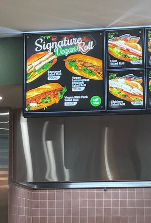 Vegan menu  at Amie Bakery Cafe in Melbourne