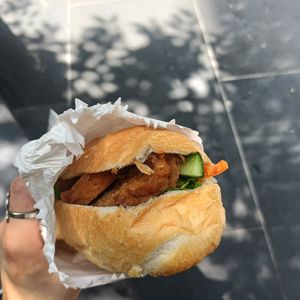 tofu banh mi at Amie Bakery Cafe in Melbourne