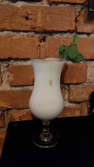 Piña colada #Veganuary at Empanaderia Do Seu Zé in Sao Paulo