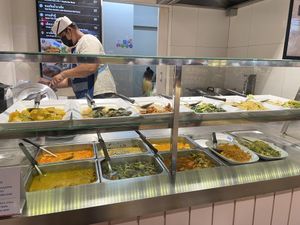 The buffet  at Vegetarian Food - Pier 21 in Nakhon Ratchasima