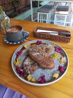 Coconut french toast at Street Three Eatery - Siem Reap in Siem Reap