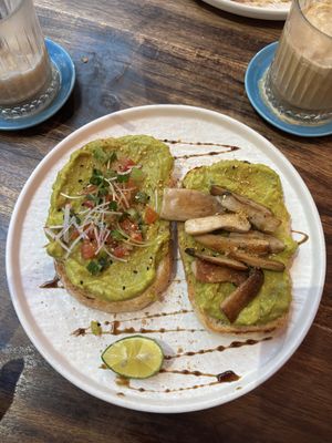 modified VG avo on toast   at The Hanoi Cafe in Hanoi