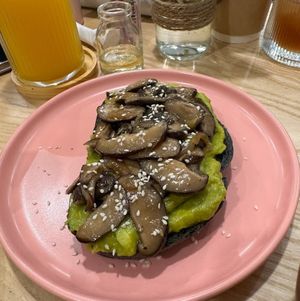 Avocado Shiitake mushroom  at iVegan Supershop Old Quarter Hanoi - Healthy Plant Based Cafe in Hanoi