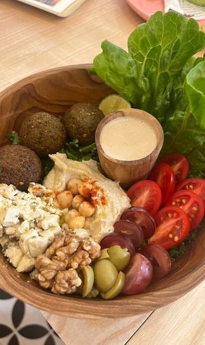 Falafel Bowl at iVegan Supershop Old Quarter Hanoi - Healthy Plant Based Cafe in Hanoi