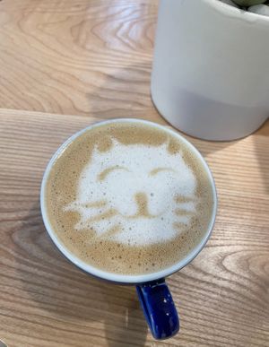 Capuchino  at iVegan Supershop Old Quarter Hanoi - Healthy Plant Based Cafe in Hanoi