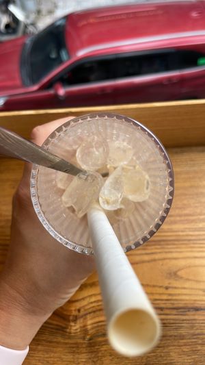 Lots of ice not much coffeee #Veganuary at iVegan Supershop Old Quarter Hanoi - Healthy Plant Based Cafe in Hanoi