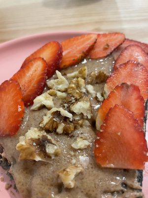 Almond butter toast  #Veganuary at iVegan Supershop Old Quarter Hanoi - Healthy Plant Based Cafe in Hanoi