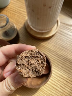 Protein ball #Veganuary at iVegan Supershop Old Quarter Hanoi - Healthy Plant Based Cafe in Hanoi