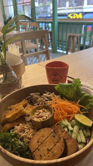 This was huge and delicious. One of buddha bowls.  at iVegan Supershop Old Quarter Hanoi - Healthy Plant Based Cafe in Hanoi