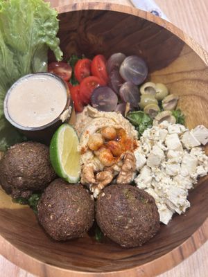 Falafel bowl   at iVegan Supershop Old Quarter Hanoi - Healthy Plant Based Cafe in Hanoi