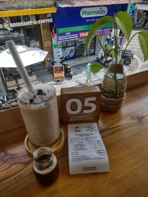 Coconut coffee was ok at iVegan Supershop Old Quarter Hanoi - Healthy Plant Based Cafe in Hanoi