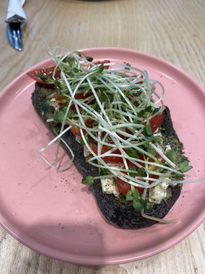 Pesto toast   at iVegan Supershop Old Quarter Hanoi - Healthy Plant Based Cafe in Hanoi