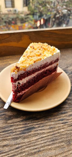Red Velvet Cake at iVegan Supershop Old Quarter Hanoi - Healthy Plant Based Cafe in Hanoi