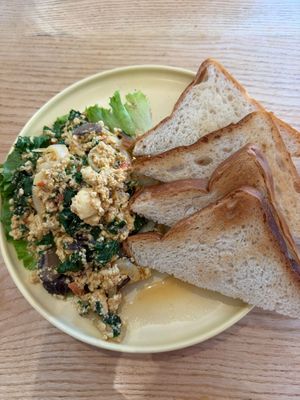 Tofu scramble sandwich   at iVegan Supershop Old Quarter Hanoi - Healthy Plant Based Cafe in Hanoi