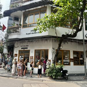 Long lines usually but worth the wait  at iVegan Supershop Old Quarter Hanoi - Healthy Plant Based Cafe in Hanoi