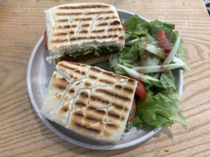 Tempeh sandwich   at iVegan Supershop Old Quarter Hanoi - Healthy Plant Based Cafe in Hanoi