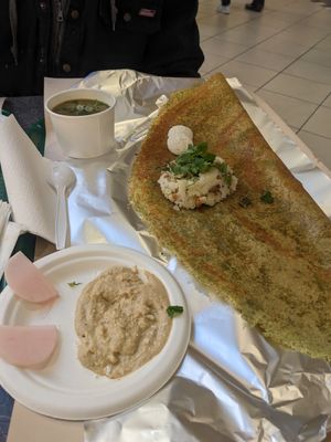Masala dosa at Almond Dosa in Surrey