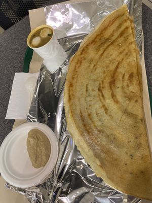 Potato filled dosa  at Almond Dosa in Surrey