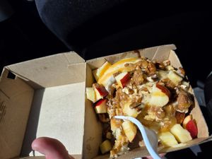 Apple caramel at Cinnaholic in Greensboro