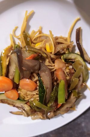 Stir fry di verdure all'orientale at Alexander Restaurant - Mayfair Hotel (former Smartline Paphos) in Paphos