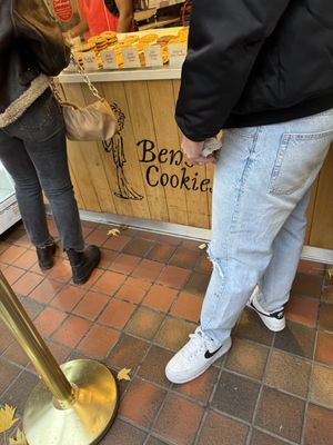 some of the options  at Ben's Cookies in London