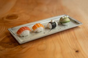 Veg sushi  at Dastra in Turin