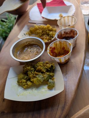 Mixes plate at Dastra in Turin