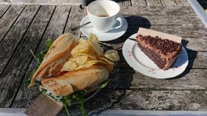 Coffee so good it's already gone.. at Braxton Gardens and Tea Rooms in Lymington