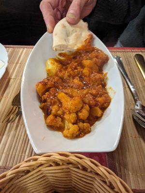 Cauliflower at Weissberg Restaurant in Saarbrucken