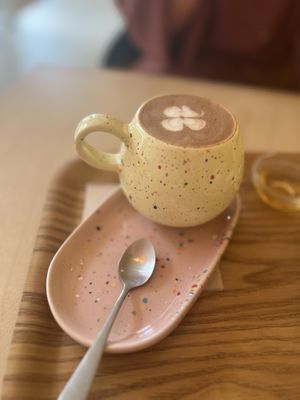 Hot chocolate   at Nuts! in Lille