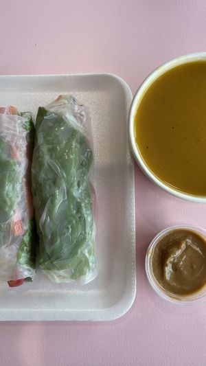 Salad wrap + Butternut & Apple soup - both vegan   at Shannon's Flour Shop in 100 Mile House