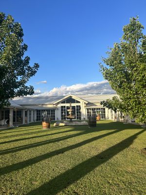 The setting  at The Gates Restaurant - Leogate Estate  in Pokolbin
