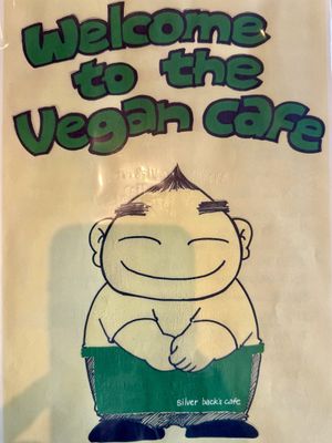 Actually a fair resemblance ☺️ #Veganuary at Silver Backs Cafe in Kyoto