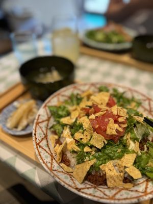 Nacho rice   at Silver Backs Cafe in Kyoto