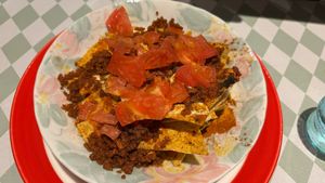 Nachos  at Silver Backs Cafe in Kyoto